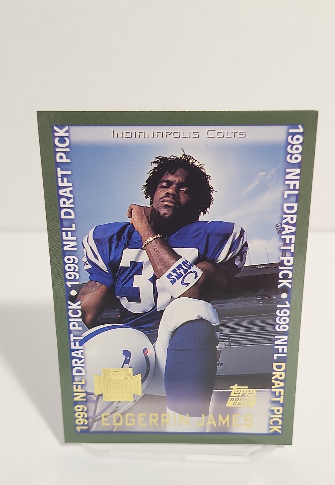 1999 Topps - 1999 NFL Draft Pick Edgerrin James #339 Topps Collection (RC)
