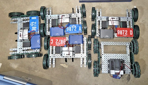 *VEX Clawbot Robots Chasis (x5)* Project Demonstration Bots Motor Controllers