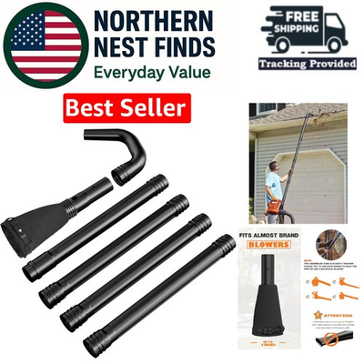 #ad Safe and Easy Leaf Blower Gutter Cleaning Attachment Fits Most Outlets $75.19