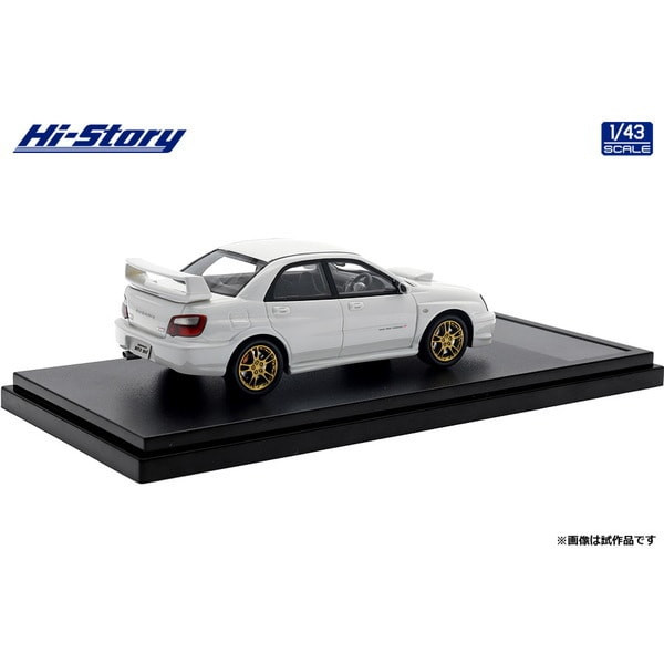 Hs433Wh 1/43 Subaru Impreza Wrx Sti 2002 Pure White Resin Cast
