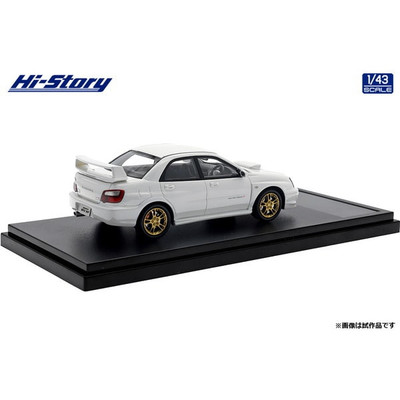 Hs433Wh 1/43 Subaru Impreza Wrx Sti 2002 Pure White Resin Cast