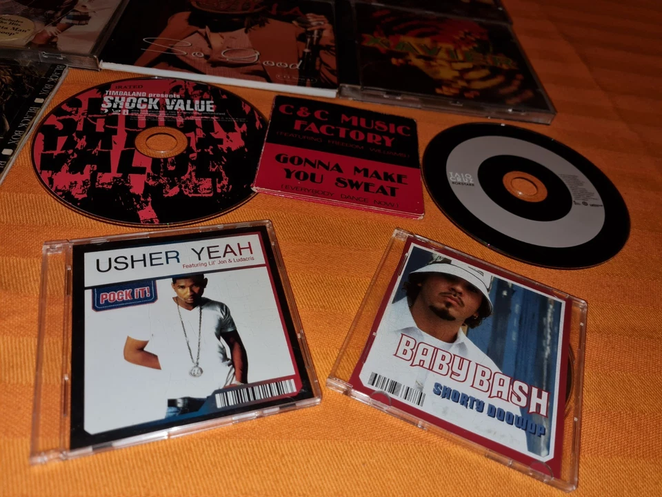 47 CDs RnB Soul Hip Hop Sammlung Pockit MC Lyte Usher Nelly Timbaland Sean Paul - Bild 2 von 4