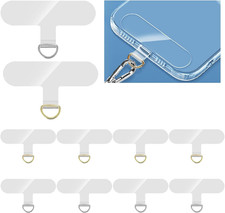 10 Pcs Phone Tether Tab,Universal Phone Lanyard Patch Replacement Part for Cell