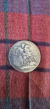 Queen Victoria 1895 Silver Crown Coin