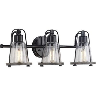 Progress Lighting P300297 Conway 3 Light 24''W Bathroom Vanity - Black