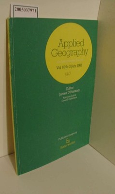Applied Geography / An International Journal / Vol 8 / No 3 / July 1988 Hansom,