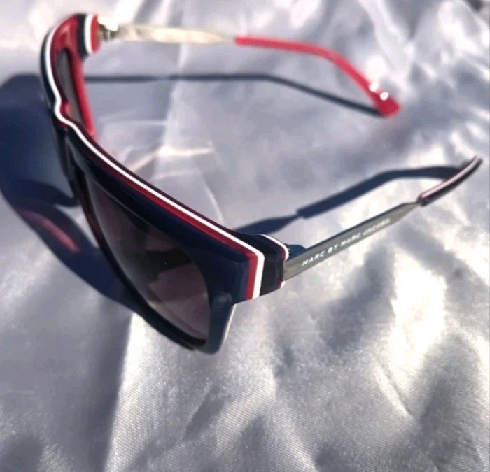 Gafas de sol MARC BY MARC JACOBS MMJ 293/S 07V5 azul rojo blanco 53-17-135 sin estuche Foto 3 de 4