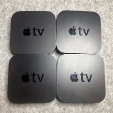 LOT OF 4 Apple TV 3rd Generation A1469 3 A1427 1 HD Media Streamers Untested