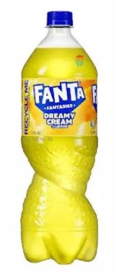 Fanta Fantasies Dreamy Cream & Lemon Soda   Limited Edition Soft Drink