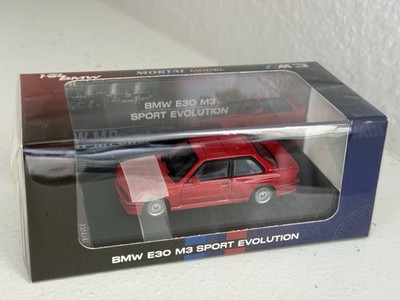 Mortal Model 1:64 diecast BMW M3 E30 Sport Evolution in red, brand new unopened