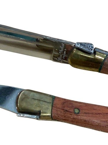 Laguiole California Carving Knife and Fork Set With Box 11” Bee - Picture 8 of 16