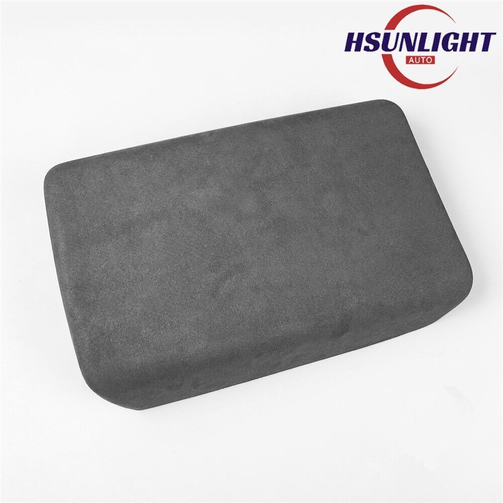 Black Suede Center Console Armrest Box Cover Trim Lid for Tesla Model-3 2017-22