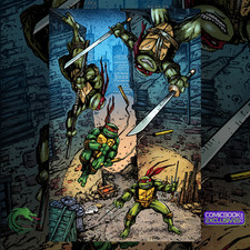 Teenage Mutant Ninja Turtles JOURNEYS #1 Kevin Eastman variante virgen/100 tmnt