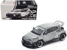 1/64 Toyota "Pandem" GR Yaris RHD (Right Hand Drive) Raw Metal – Pop Race