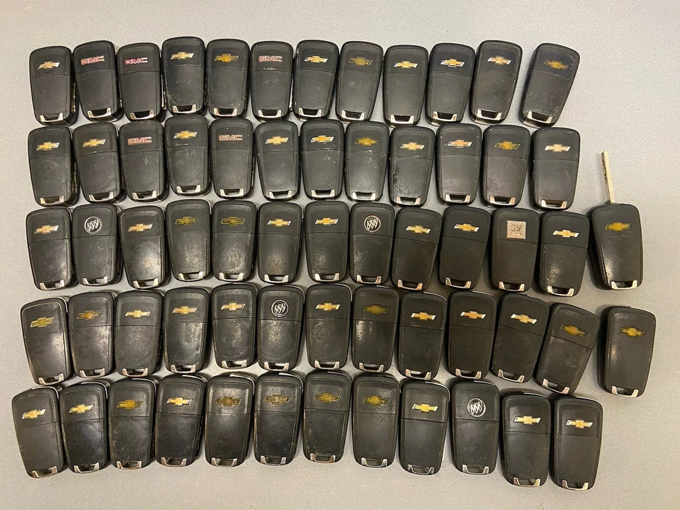 LOT 62 CHEVY GM KEY FOB MIX FCC ID REMOTE KEYLESS ENTRY LOT OEM - Image 2 of 2