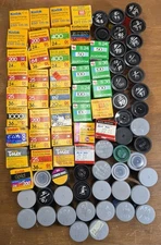 Huge 35mm Film Roll Lot (82) New Unused Expired Kodachrome Ektachrome Fujichrome