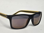 New Balance Black Yellow Sport Striped Racing Stripes Designer Sunglasses  — photo 1