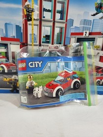 LEGO City 60110 Fire Station Box All Instructions & MiniFigs Missing 3 Pieces