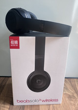BEATS Solo 3 Wireless Bluetooth Headphones | Black | Working | Box + Case