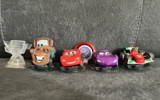 Disney Infinity 1.0 Cars Lightning McQueen Mater Holley Francesco Disc & Playset