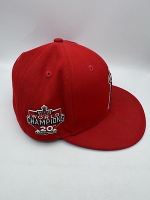 Angels 2002 20th Anniversary World Series New Era 59Fifty Fitted 7