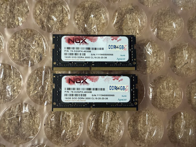 Apacer 32GB 2 x 16GB DDR4 RAM 3000Mhz SODIMM 260pin gaming LAPTOP Memory