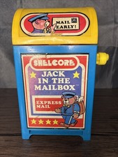 Vtg 1984 Shelcore Jack In The Mail Box Toy RARE