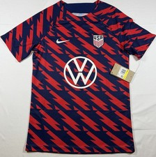 Nike USA Soccer Team Mens USMNT Pre Match Soccer Jersey United States Small NWT