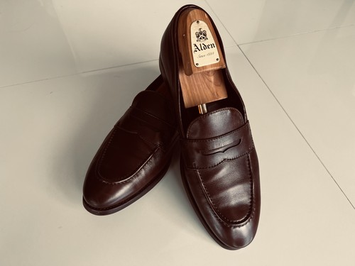 $975 Carmina Mallorca Custom Penny Loafers 9.5UK /10.5 US Brown - Worn Once