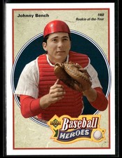 1992 Upper Deck #37 Johnny Bench Baseball Heroes: Reds 3303I