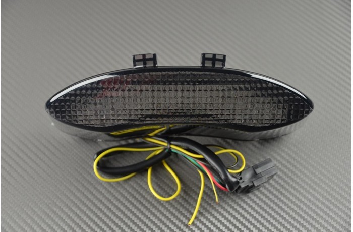 Feu arrière LED fumé avec clignotants intégrés pour Triumph Tiger 1050 Sport