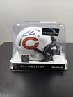 NFL Signed Cole Kmet Autograph Chicago Bears Speed Alt LUNAR Eclipse Mini Helmet