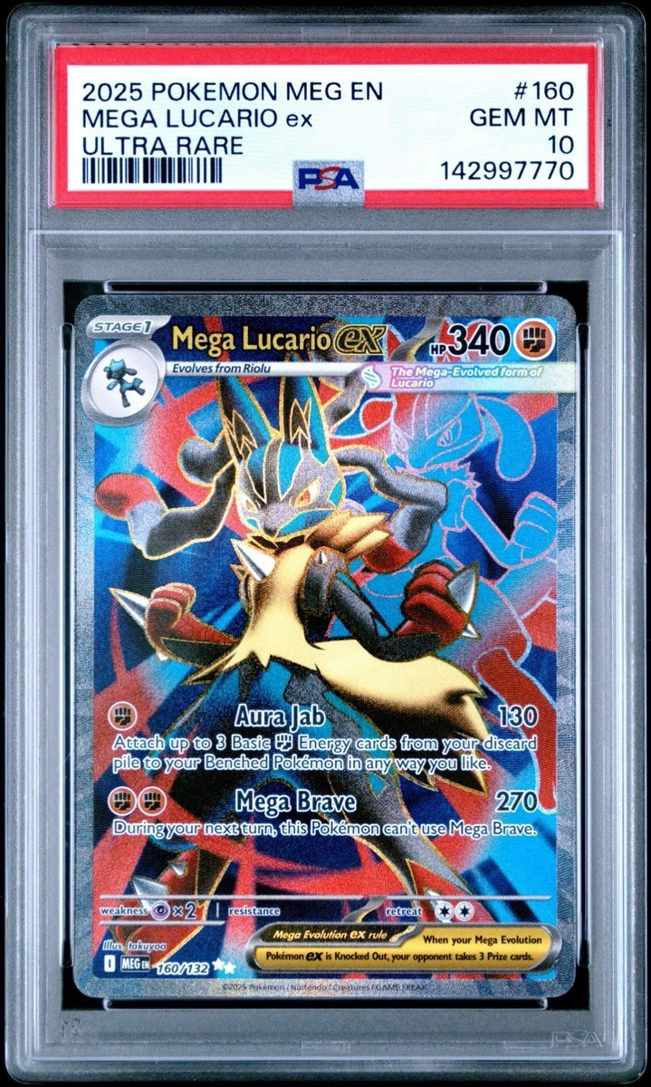Lucario Pokémon TCG Professional Sports Authenticator (PSA