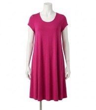 Karen Kane Maggie Trapeze Mini Dress Cherry