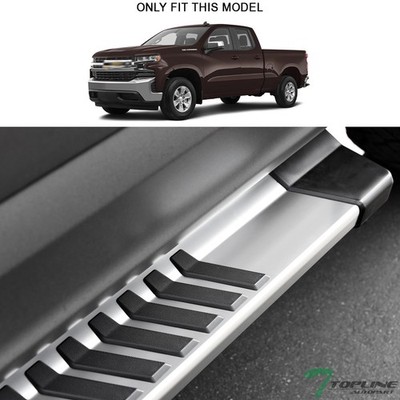 TLAPS For 2019-2026 Silverado/Sierra Double 6'' OE Aluminum Running Boards Silver