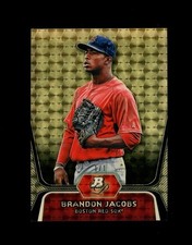 VERY RARE 2012 Bowman Platinum SUPERFRACTOR SSP BRANDON JACOBS 1/1 Boston REDSOX