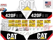 Fits Caterpillar 420F2 IT Backhoe Loader Decal Kit – 8 YEAR Laminated 3M Vinyl
