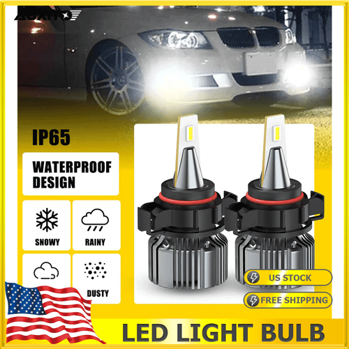 AUXITO 5202 H16 LED Fog Driving Light Bulb 6000K White HighPower Error Free LN - Picture 1 of 10