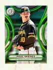 2025 Topps Tribute Paul Skenes Green Parallel SP #/99 Pirates Baseball Card #4