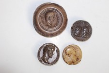 Antique casts of 4 ancient coins (42146)