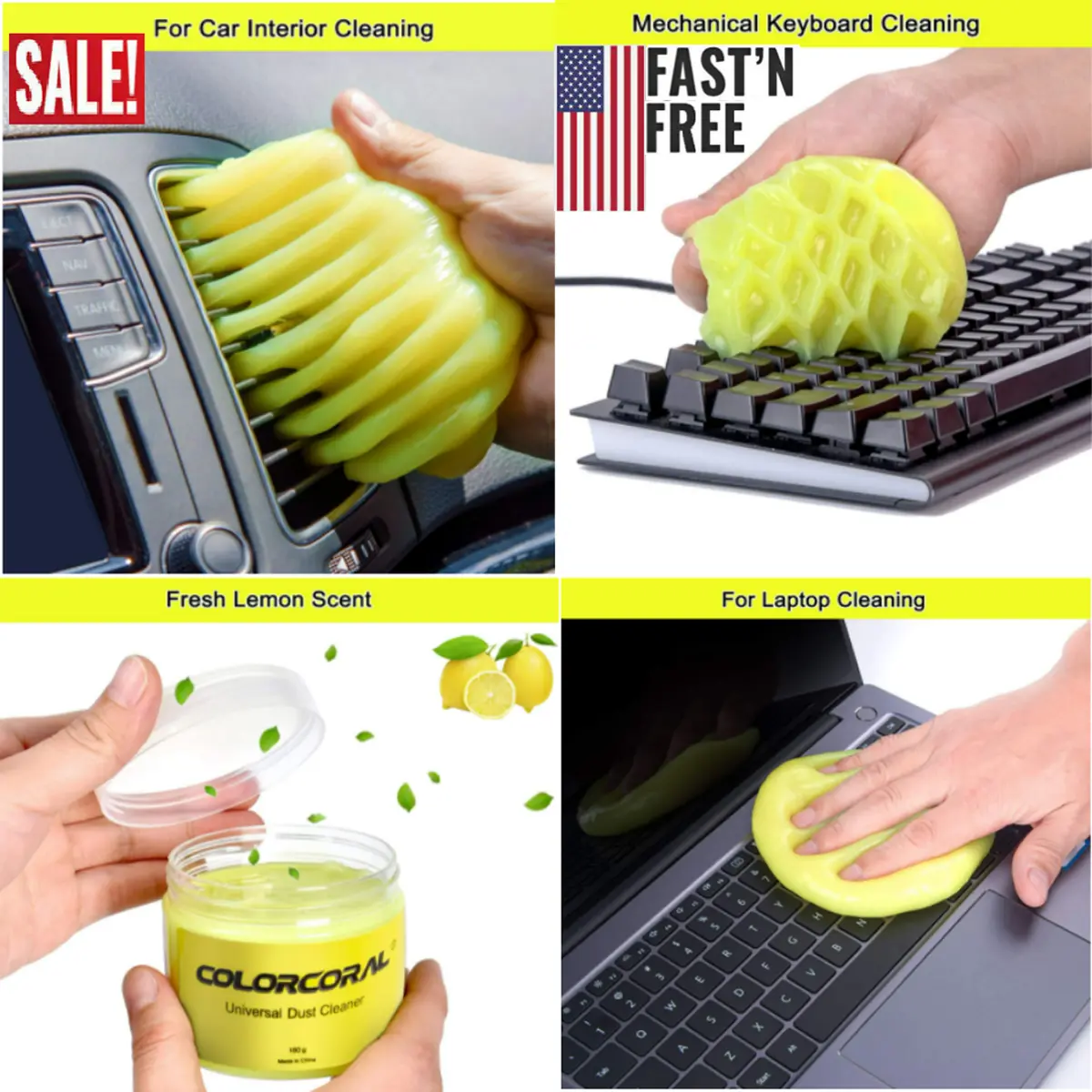 Cleaning Gel Universal Dust Cleaner Remover 160g for PC Keyboard