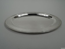 Tiffany Tray 20182 Large Antique Art Deco Modern Oval American Sterling Silver