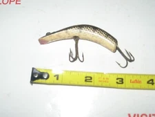 OLD WOODEN FISHING LURE KAUTZKY LAZY IKE FISHING LURE