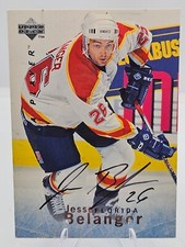 Jesse Belanger Autographed 1996 Upper Deck Signed BE A PLAYER Hockey Card #S143