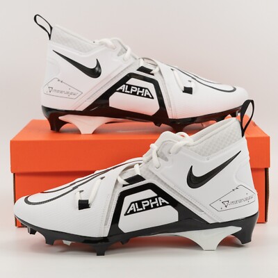 Nike Alpha Huarache Pro 3 P \'White Black\' DM1788-103 Football Cleats size 10-13 Nike Alpha Huarache Pro 3 P  main image 2