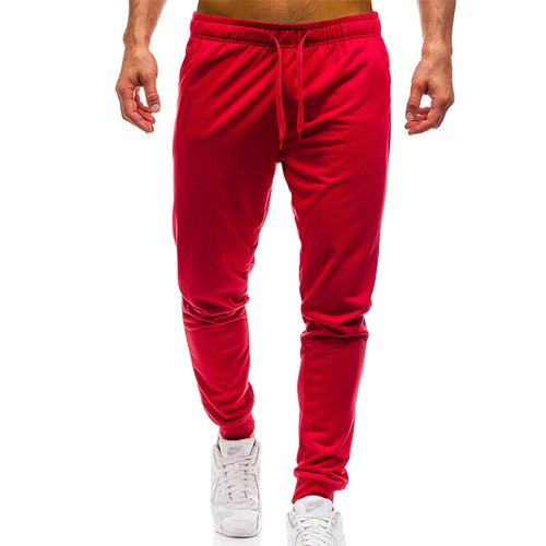 Mens Casual Fleece Sweatpants Jogger Loungewear High Waisted Trousers Thick - Picture 16 of 26