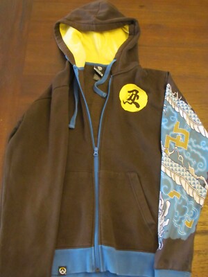 Men HANZO overwatch Jinx Sweatshirt Jacket full RARE ITEM