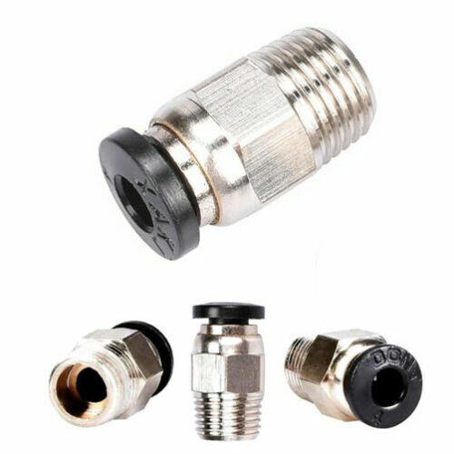 PC4-01 4mm Pneumatic Fittings for 1.75mm M10 Thread PTFE Tube Coupler 3D Printer - Afbeelding 2 van 5