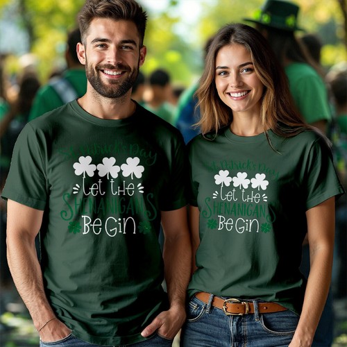 T-shirt maglietta uomo e donna Shenanigans divertente giorno di San Patrizio verde irlandese #STPD - Foto 15 di 31