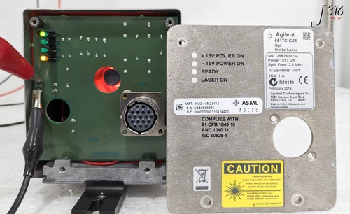 35313 AGILENT LASER HEAD, POWER: 513uW, 2.8MHZ, ASML 4022.435.23412 5517C-C01